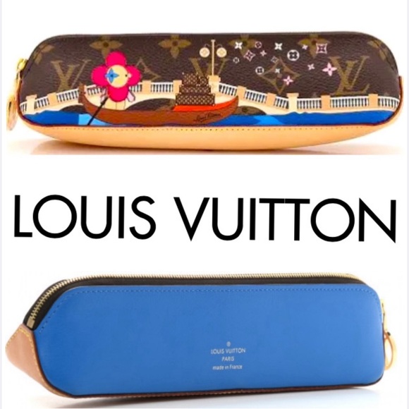 Louis Vuitton Venice Elizabeth Monogram 2019 Christmas Animation Pencil Pouch - Picture 1 of 16